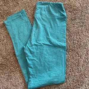 Teal Lularoe OS leggings